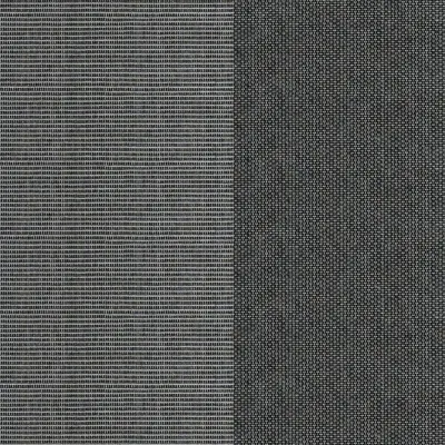 ERHARDT Markisentuch PA623, Grau & Schwarz